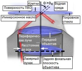 TIRF-Объектив с высокой числовой апертурой