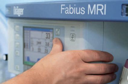 Наркозный аппарат для работы при МРТ Fabius MRI
