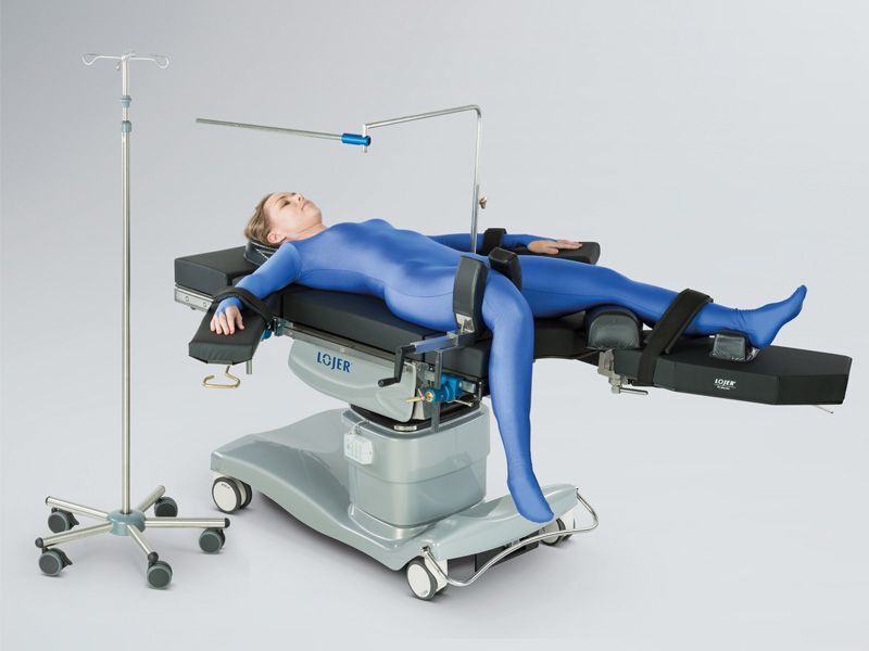 Положение хирургического стола для артроскопии колена SCANDIA SC440 PRIME Lojer