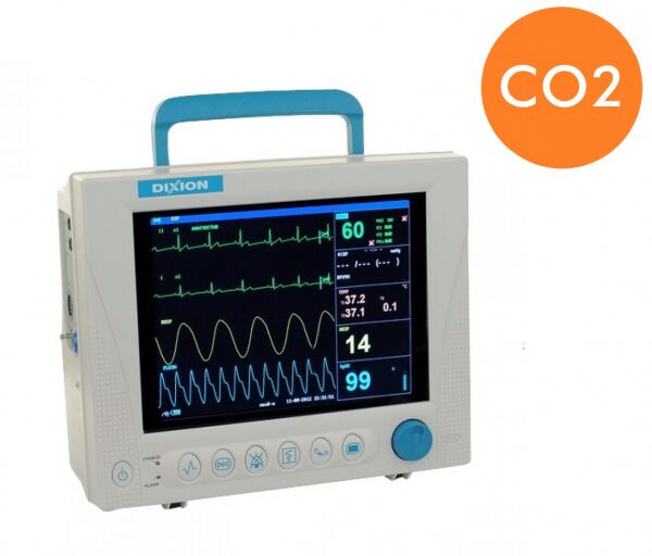 Прикроватный монитор пациента Storm 5900 Dixion c капнометрией (CO2)