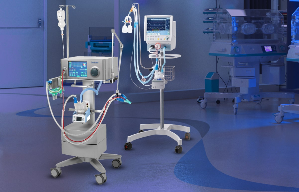 Аппараты ИВЛ для новорожденных TwinStream Carl Reiner (Австрия) и Leoni plus Löwenstein Medical (Германия)