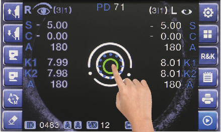 Трекинг и измерение в одно касание Трекинг и измерение в одно касание