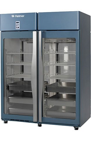 Вертикальный фармацевтический холодильник с двойной дверью HPR456 Helmer