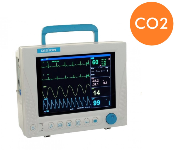 Прикроватный монитор пациента Storm 5900 Dixion c капнометрией (CO2)