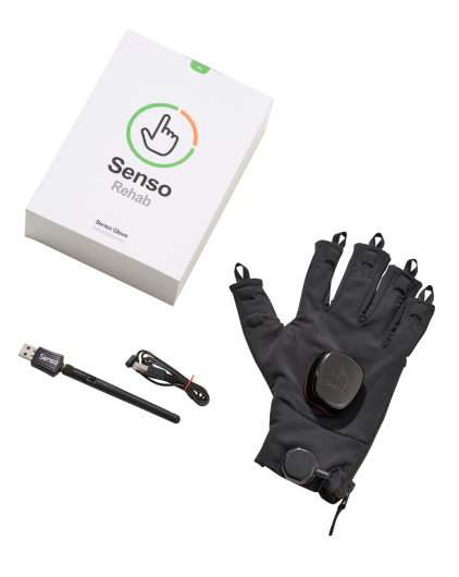 Перчатка-тренажёр для разработки мелкой моторики рук SensoRehab (Россия)